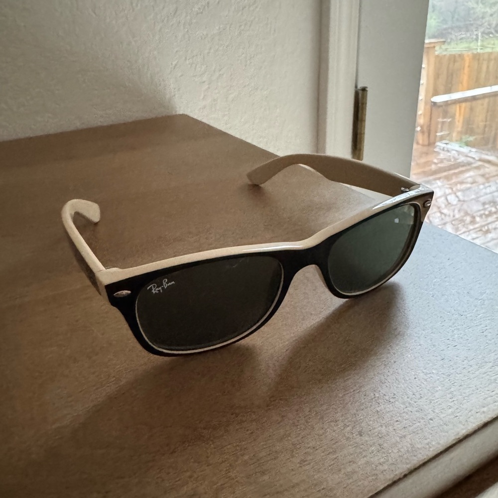 RayBan black/cream sunglasses